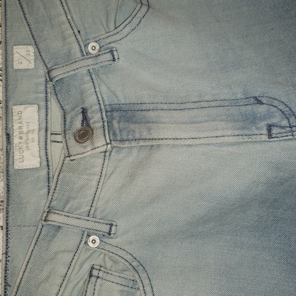 Lucky Brand Mid Rise Crop ombre Authentic Straight - Picture 2 of 8